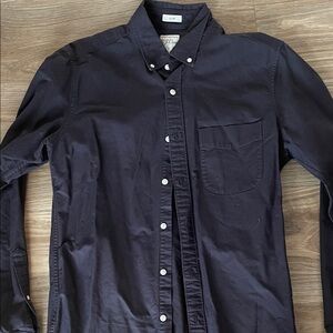 J. Crew Men's Dark Button-Down Shirt